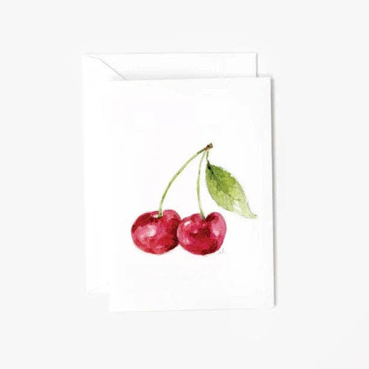 Cherry mini enclosure notecard
