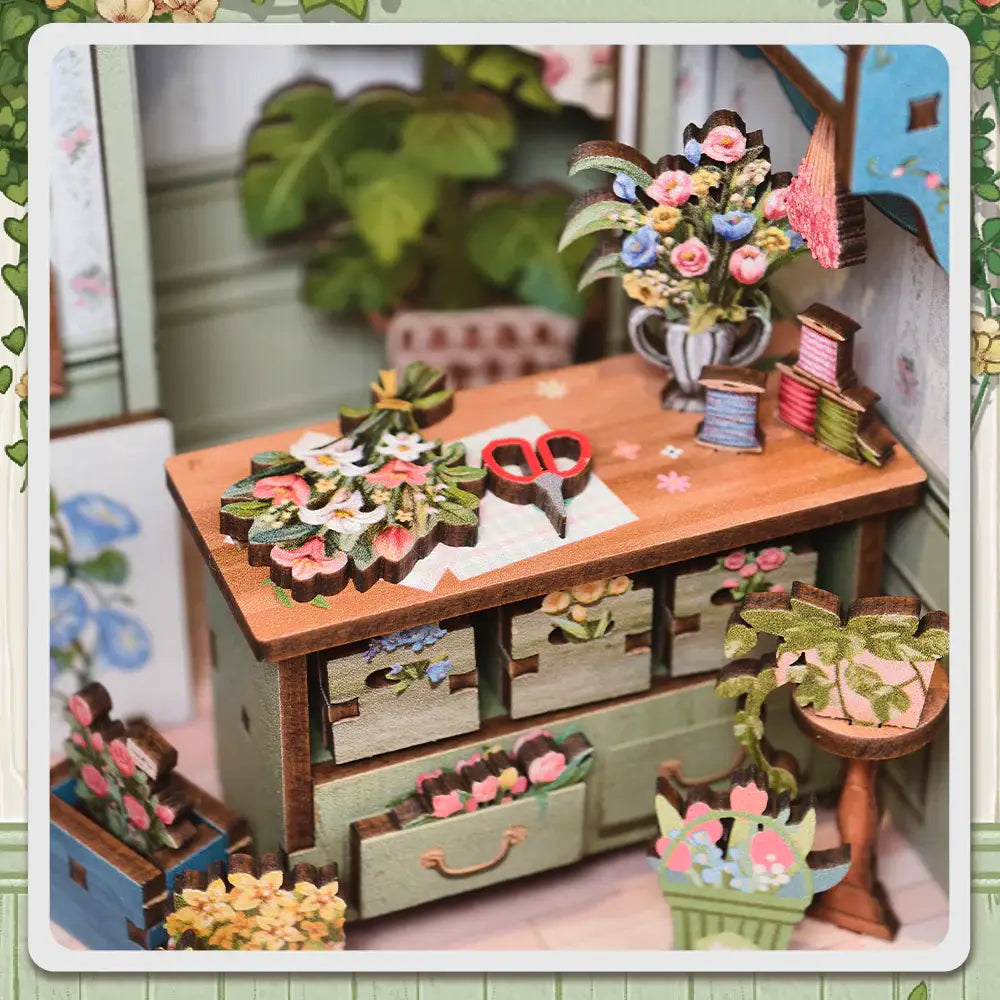 DIY Book Nook Kit: Champs-Élysées Florist