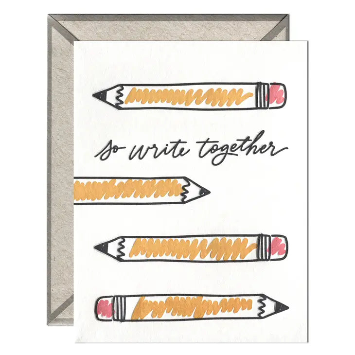So Write Together - Love + Anniversary Card