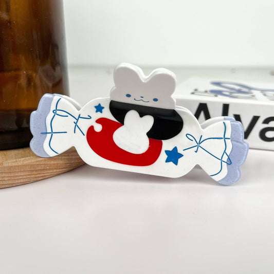Rabbit Candy Hair Clip
