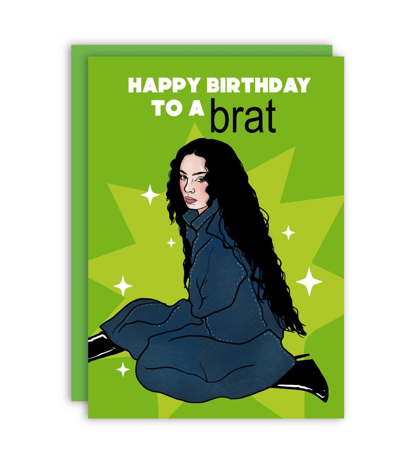Happy Birthday Brat Funny Greeting Card