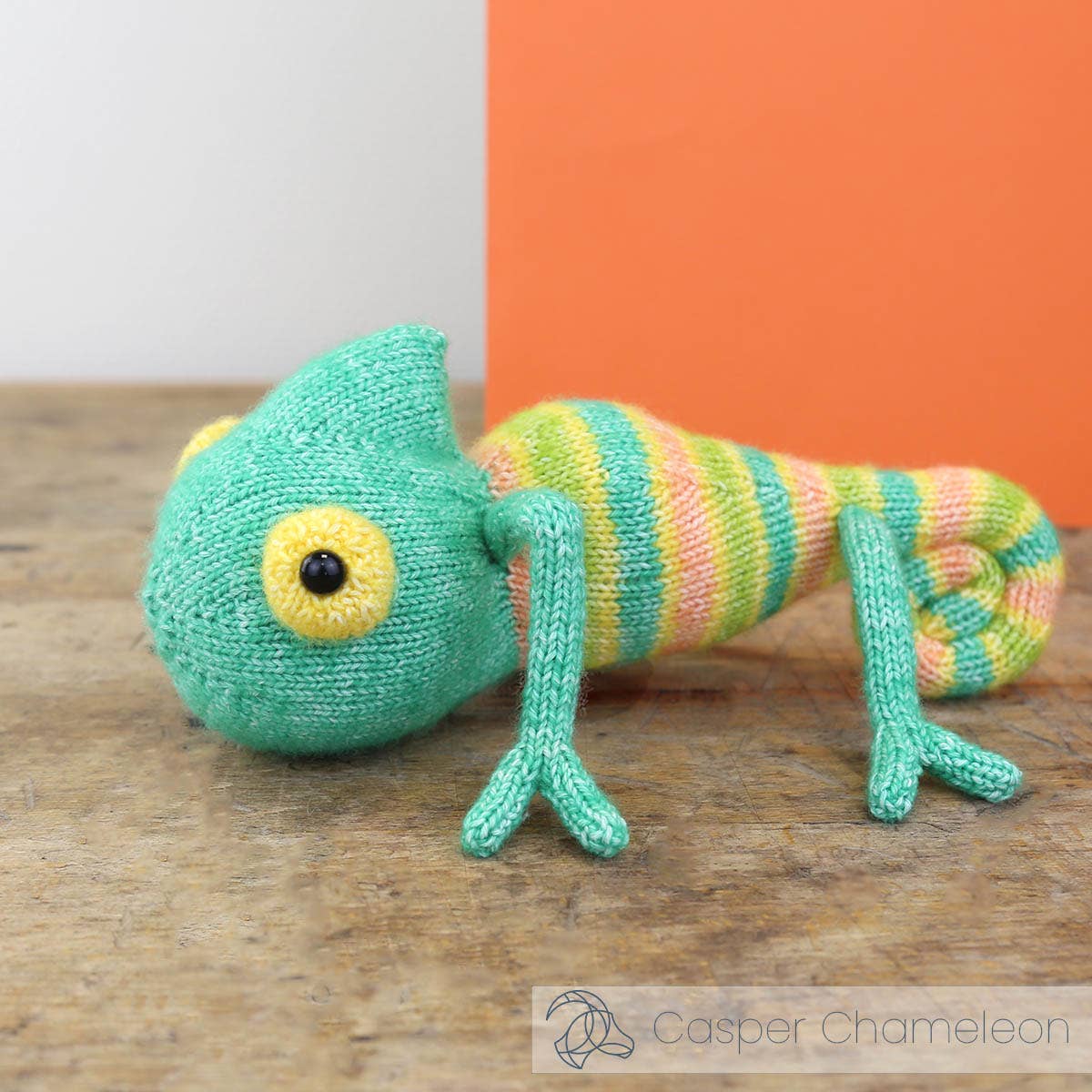 DIY Knitting Kit - Casper Chameleon