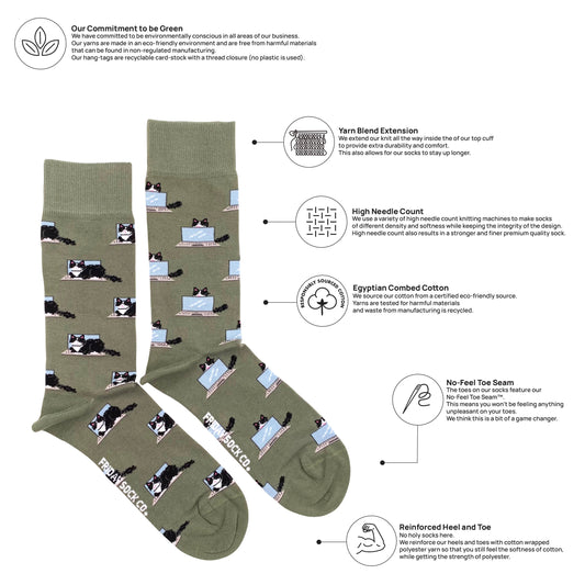 Men's Fluffy Cat Socks