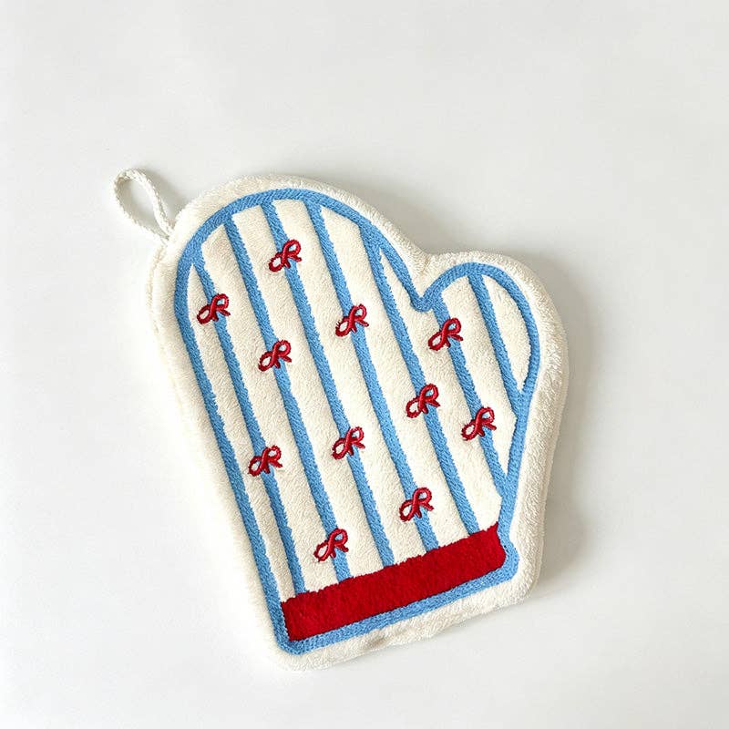 Glove & Teapot Shaped Hanging Hand Towel