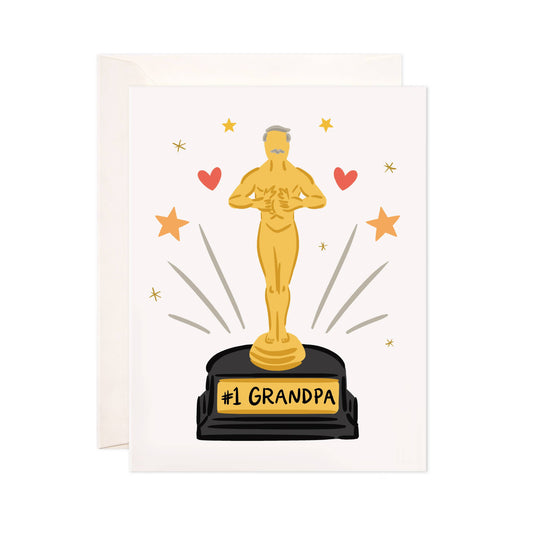 Grandpa Trophy Greeting Card - Father's Day Card