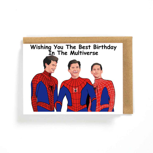 Spider-Man Multiverse  Happy Birthday Card