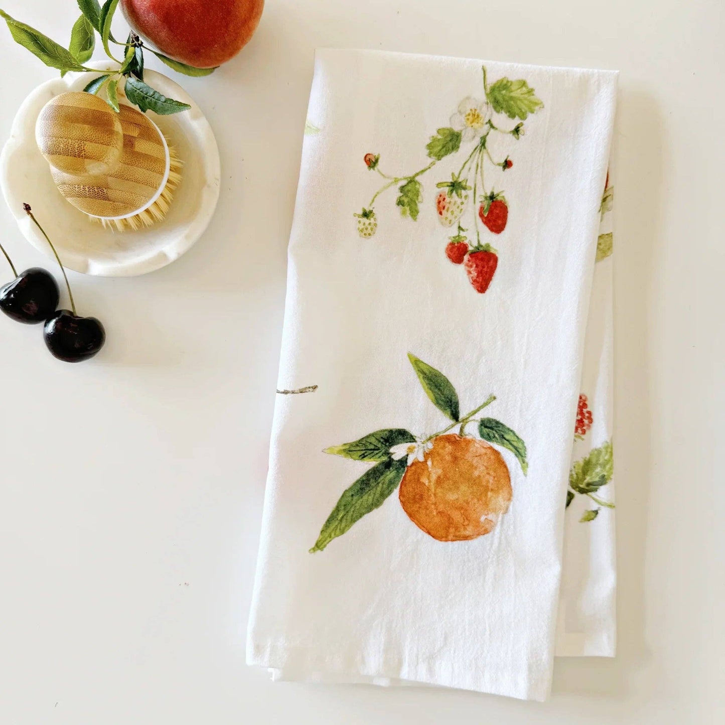 Fruit cotton flour sack tea towel