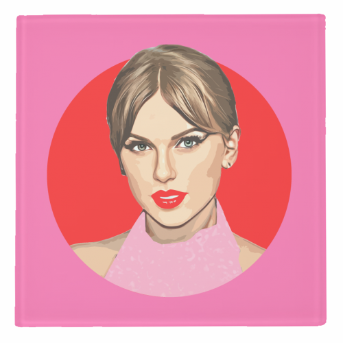 Coasters 'Red lips' by DOLLY WOLFE