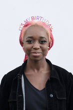 Load image into Gallery viewer, Pink &#39;It&#39;s My Birthday&#39; Metal Headband
