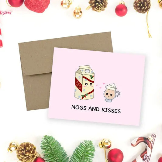 Nogs and Kisses Greeting Card