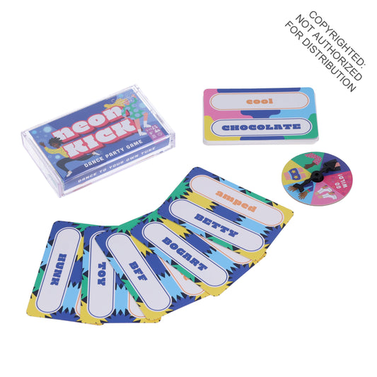 Neon Kick cassette game CDU of 6