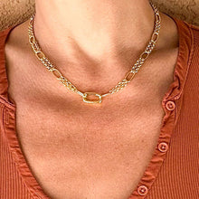 Load image into Gallery viewer, Oval Link Statement Chain Necklace
