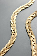 Load image into Gallery viewer, ISL129 Braided herringbone chain necklace
