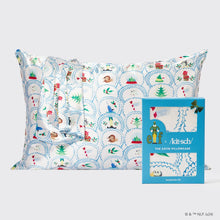 Load image into Gallery viewer, Elf x Kitsch Satin Pillowcase Standard - North Pole
