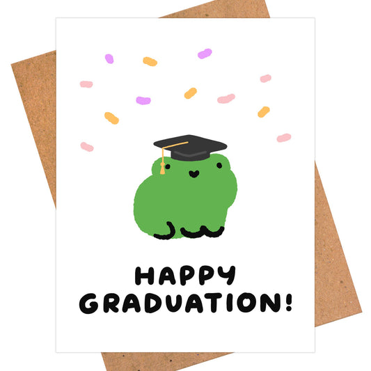 Happy Graduation - Cute Illustrated Greeting Card