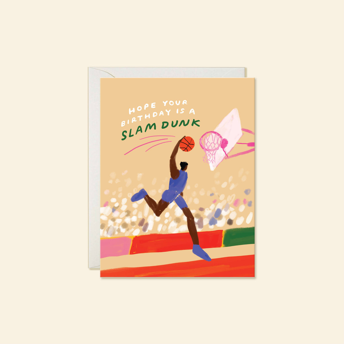 Slam Dunk – Basketball Sports Birthday Greeting Card
