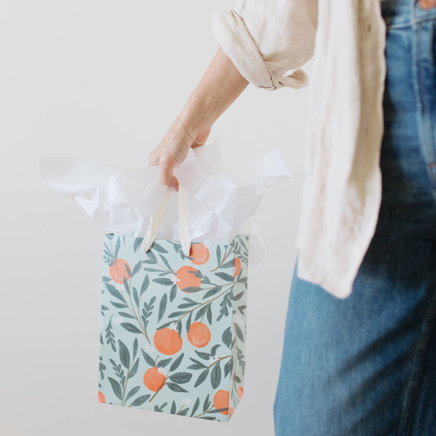 Orange Vines Gift Bag