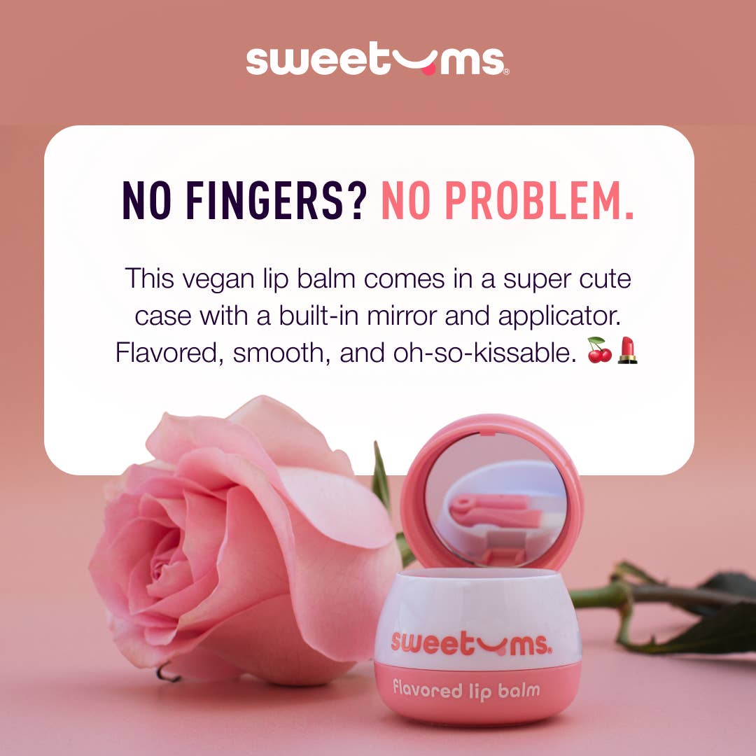 Sweet Rose Flavored Lip Balm Lip Gloss Beauty Vegan
