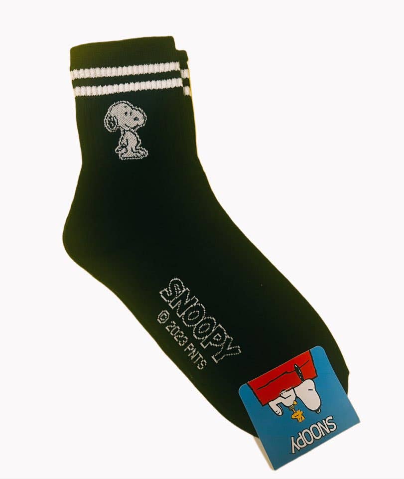 Peanuts Snoopy & Charlie Brown daily Crew Ankle Sock