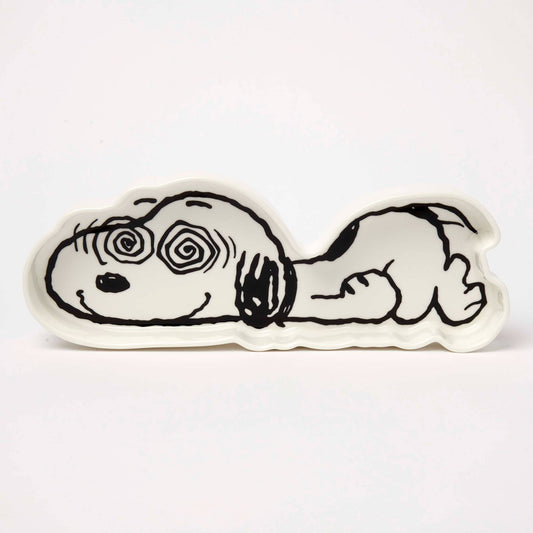 Peanuts Snoopy Tune Out Shaped Trinket Dish