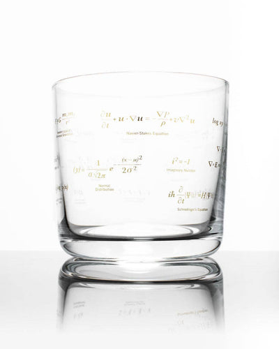 Equations That Changed the World Whiskey Glass - Front & Company: Gift Store