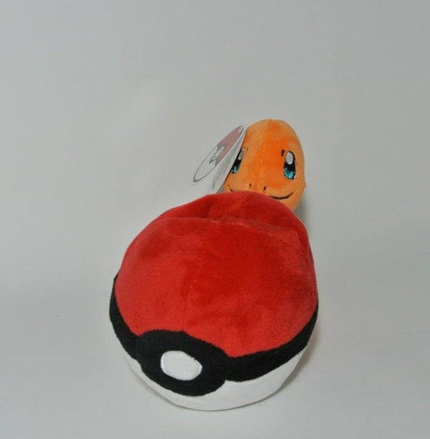 Pokemon Poké Ball Plush Pouch + Random Keychain 8cm SET