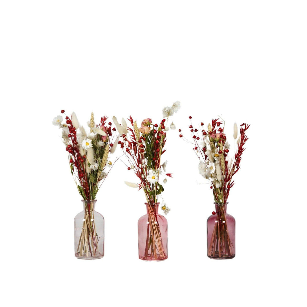 Dried Flowers - Floral Tea Party - Red Valentine