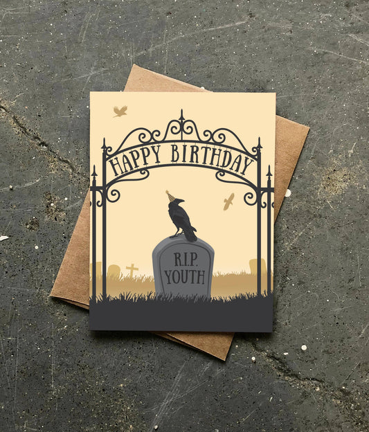 RIP Youth Birthday Card