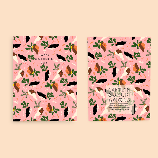 GREEN DELIGHTS - Mother's Day Card
