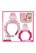 Load image into Gallery viewer, Celavi Peanuts Love Letter 2pc Spa Headband
