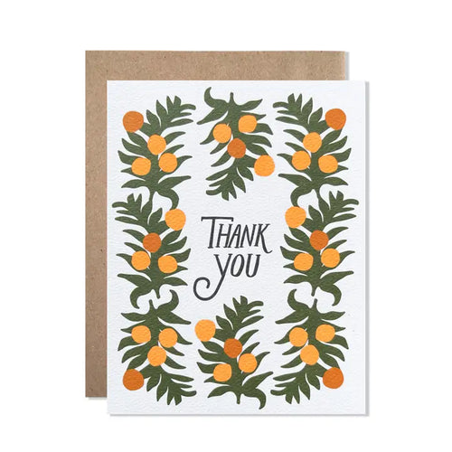 Thank You Oranges Set Of 8 - Front & Company: Gift Store