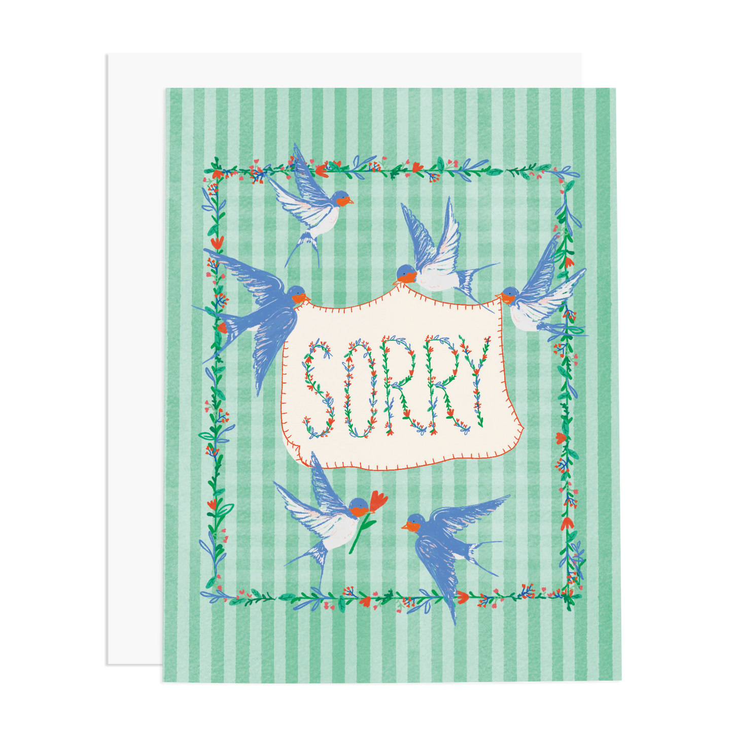Birds Sorry Greeting Card