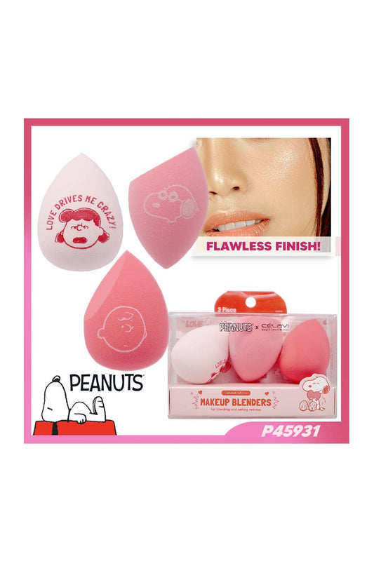 Peanuts 3pc Makeup Blenders