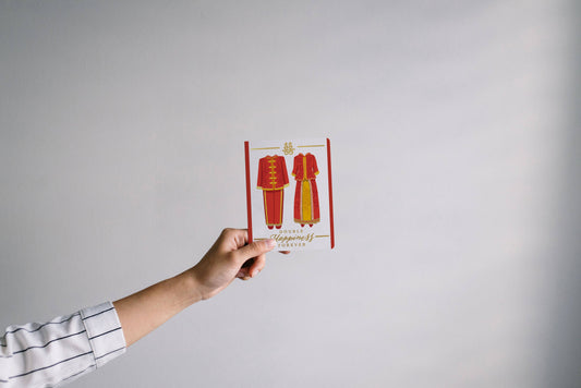 Double Happiness -- Traditional Chinese Wedding Card