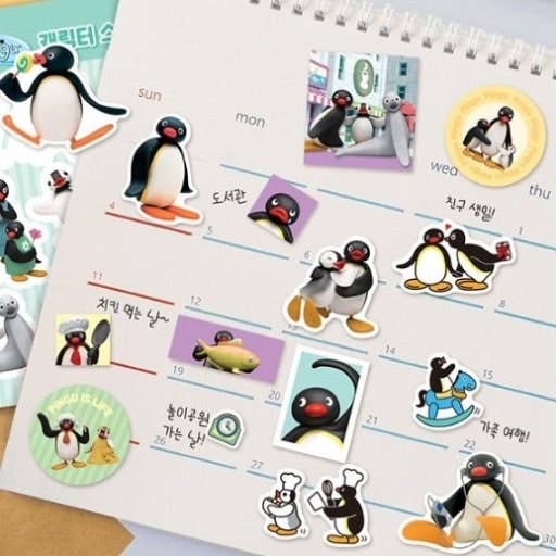 Pingu Mini Sticker Book (Removable Stickers)