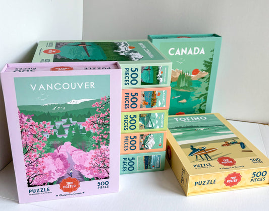 PUZZLES: VANCOUVER (2 DESIGNS) & TOFINO