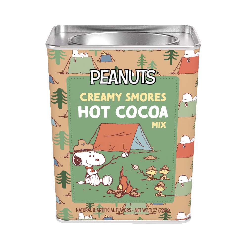 Peanuts Snoopy Camp Life S'mores Cocoa (8oz Rectangle Tin)