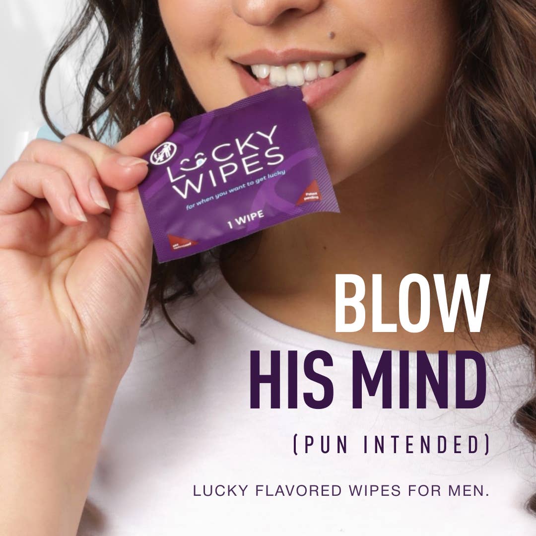Wipes For Men Strawberries and Cream Flavor Top Seller