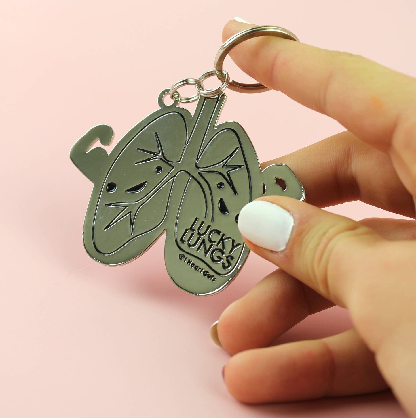 Lung Keychain - My Lung Life is Crazy