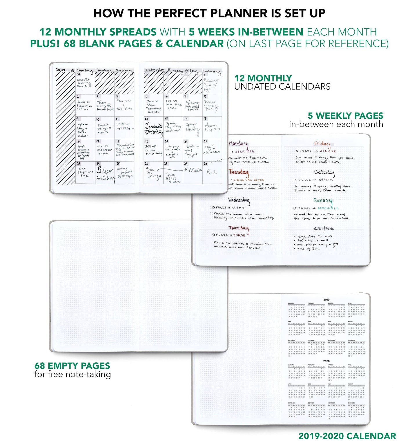 Perfect Planner - Monthly & Weekly