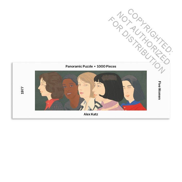 MoMA Alex Katz Five Women Panoramic Puzzle