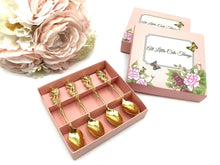 Load image into Gallery viewer, Gold Plated Spoon with Rose Handle for tea, with Gift Box
