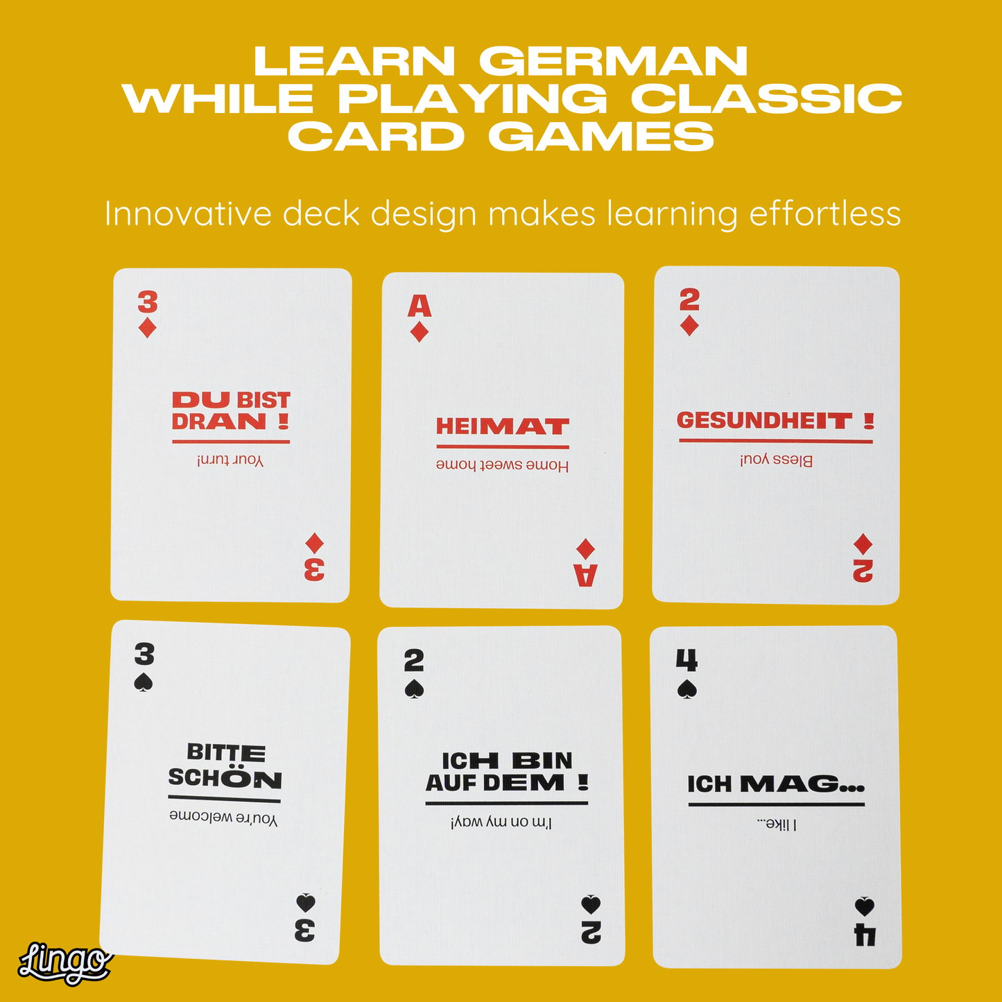German Travel Playing Cards