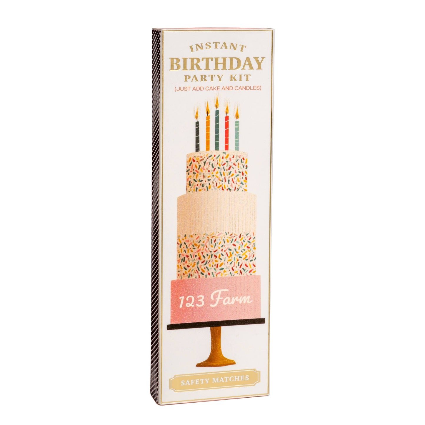 Birthday Party Matches - Assorted 40, Extra-Long (8")