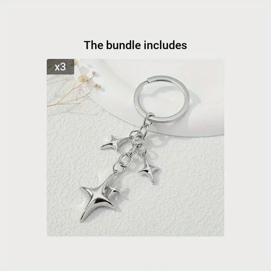 Y2k Star or spider web keychain