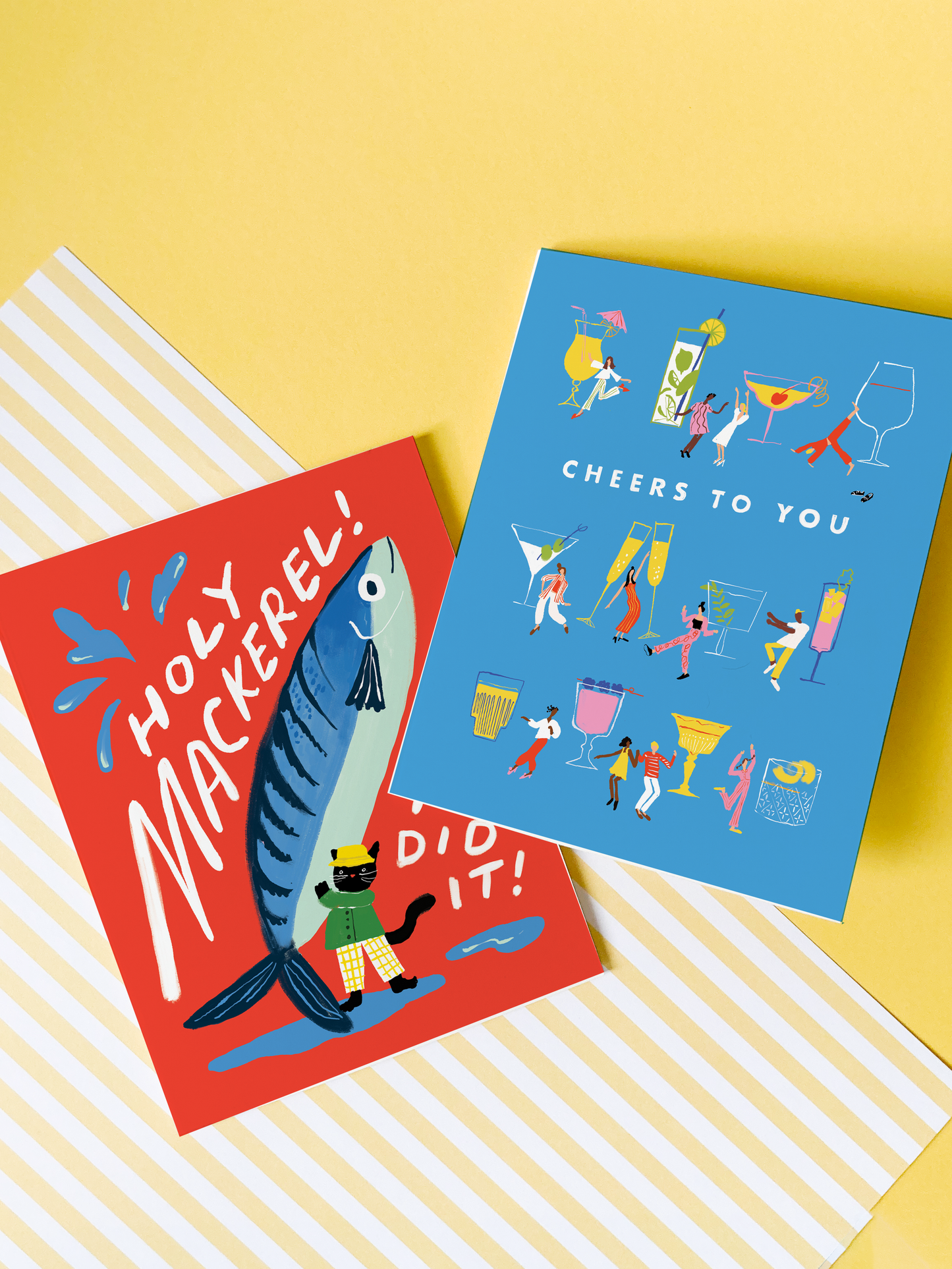 Cocktail Congrats - Whimsical Congratulations Card