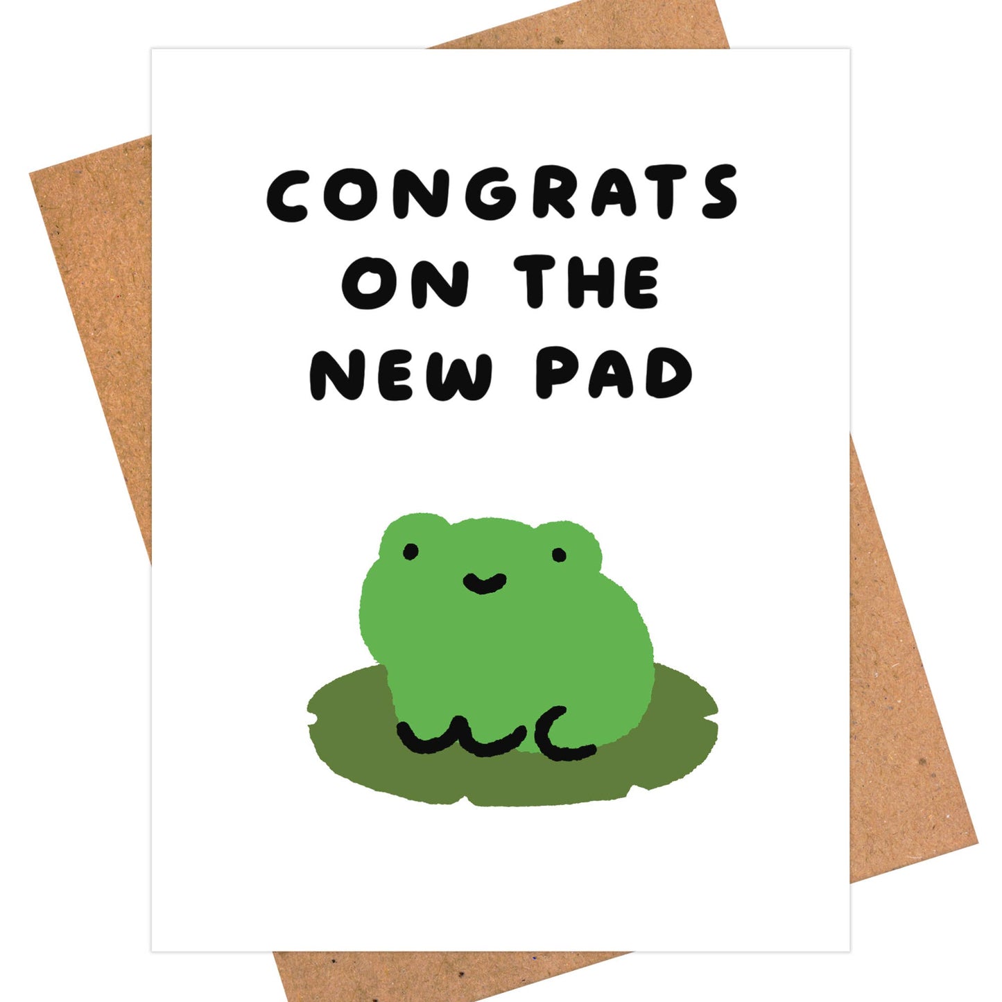 New Home, Housewarming Congratulations Card - New Pad