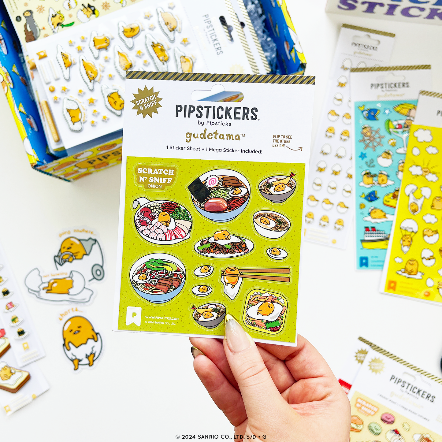 Gudetama Ramen Adventure Scratch 'n Sniff (2ct)