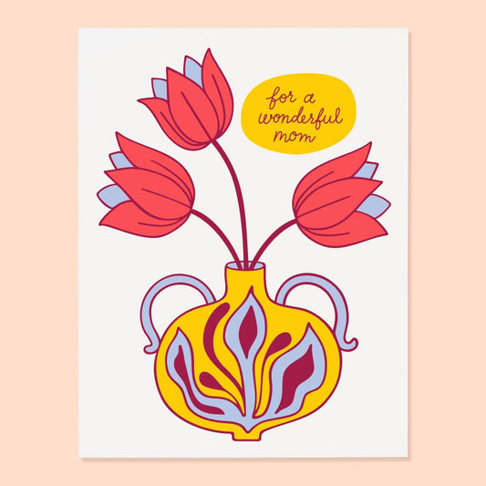 Mom Tulips - Card