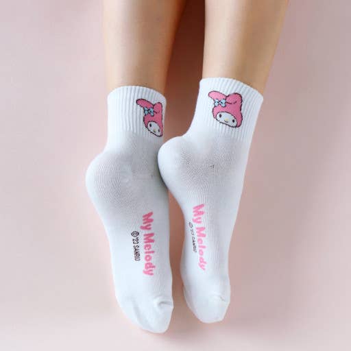 Sanrio Friends Simply Face Cotton Women Socks